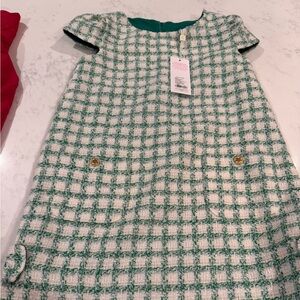 Lilly Pulitzer Fiddle Leaf Green Boucle Dress size 8